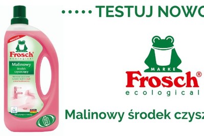 TESTOWANIE: ekologiczny środek czyszczący marki Frosch o zapachu maliny! 