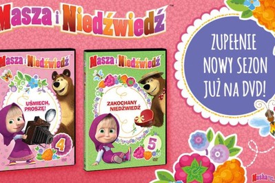 Konkurs! Masza i Niedźwiedź – wygraj bajki na DVD